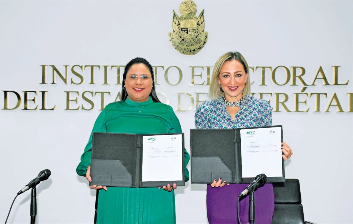 Firman IEEQ y UTC convenio para el proceso electoral 2023-2024