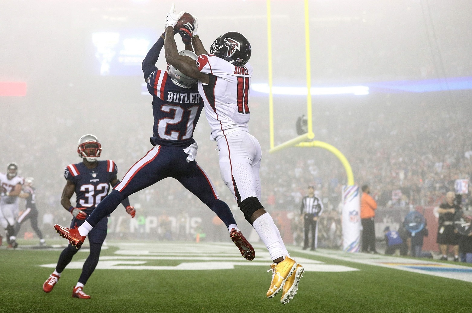 Patriots se la vuelve a aplicar a los Falcons