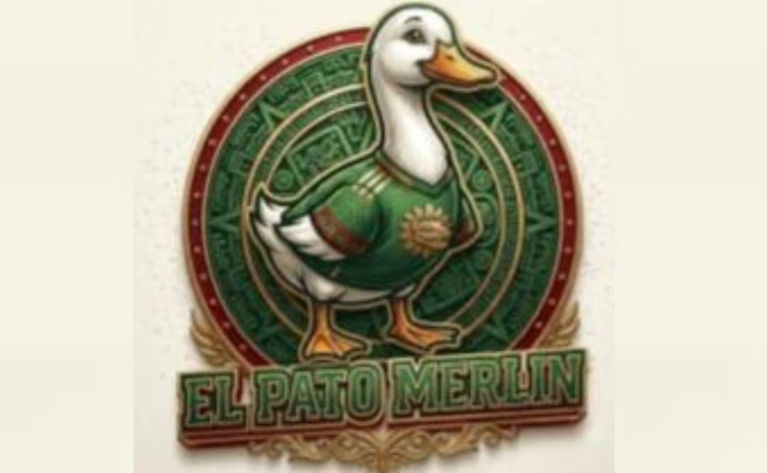 Hombre de Yucatán intenta registrar marca del "Pato Merlín. El pato de la suerte" ante el IMPI (20/06/2026). Foto: Especial