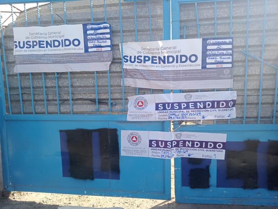 Tras operativo, suspenden yonke ubicado en la carretera San Pedro Martín. Foto: Especial