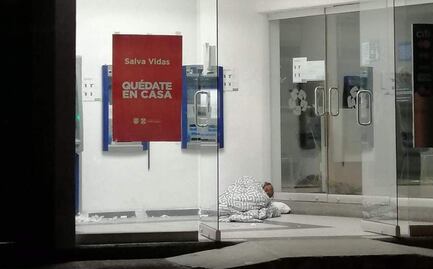 Cajeros, espacios para el descanso de quienes no tienen hogar en Querétaro