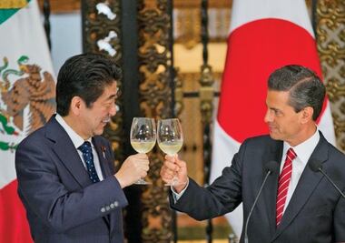 EPN elogia llegada del ‘Vasco’ a Japón