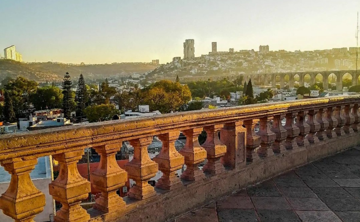 Qué hacer en Querétaro. Mirador de los Arcos y sus mejores postales al atardecer. Foto: Carlovxyz en Instagram