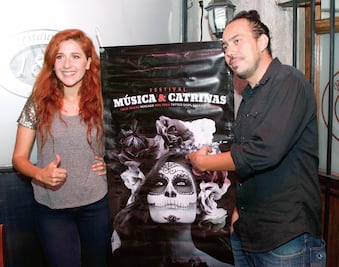 Música+Catrinas= diversión imparable