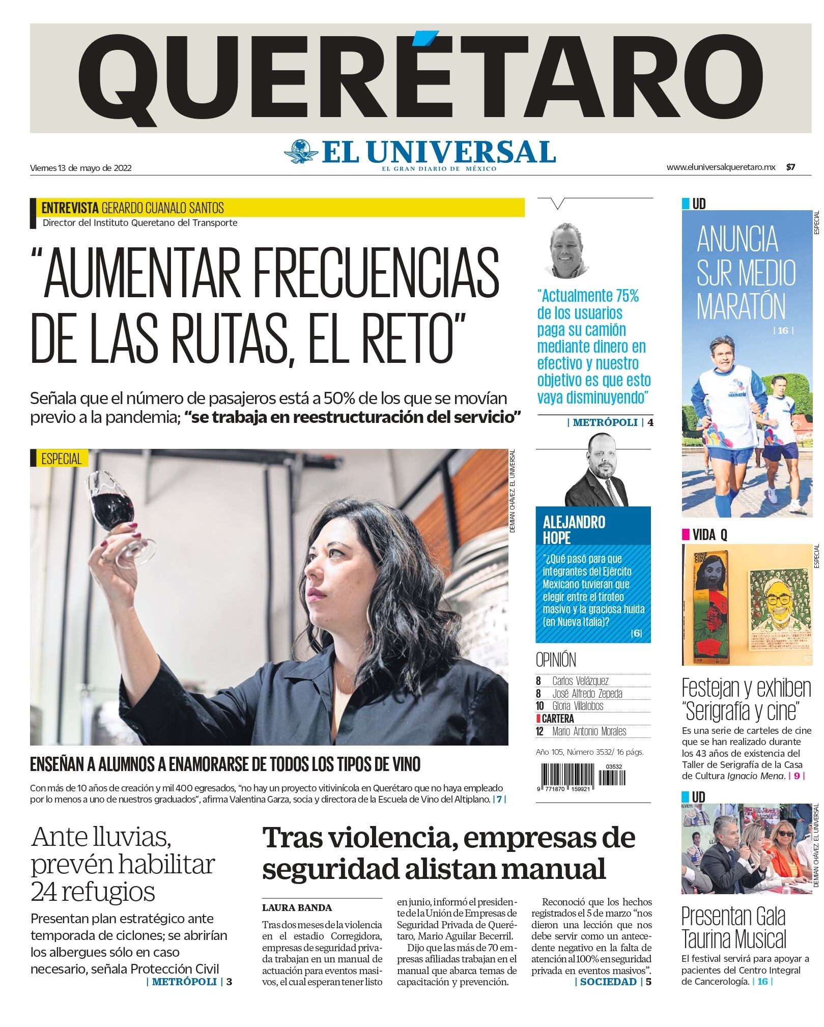 Portada 13 de mayo de 2022