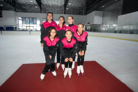 Deslizando elegancia sobre el hielo