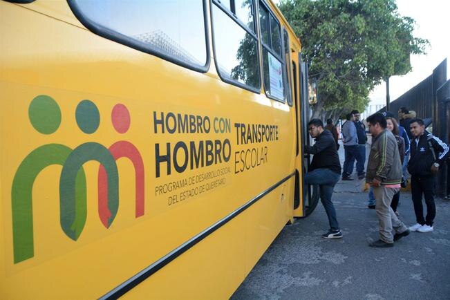 Operan con normalidad 61 rutas de transporte escolar