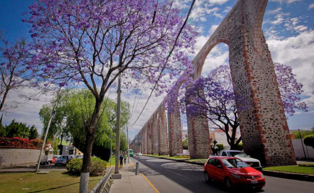 Acueducto de Querétaro. Foto: EL UNIVERSAL.