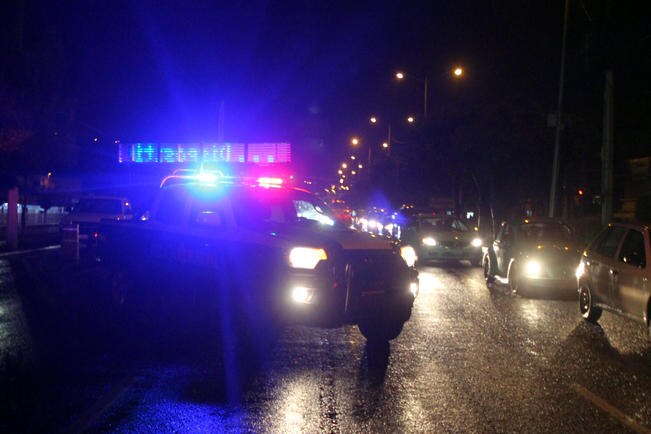 La policía confirmó haber recibido un reporte de auxilio a través de la línea 911, pero al acudir al lugar los responsables de las detonaciones ya no se encontraban, por lo que los hechos se indagaron a través de testigos (ARCHIVO. EL UNIVERSAL)