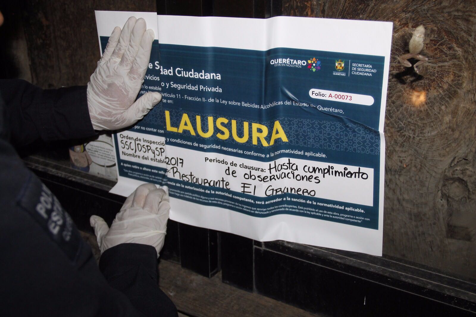 Clausuran 4 centros nocturnos en el Semidesierto