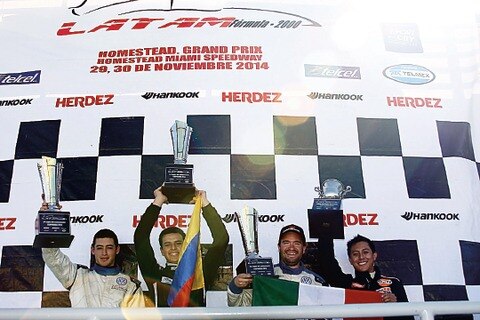 Muñoz, piloto revelación 2014 en LATAM F2000