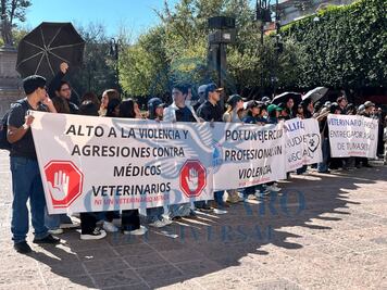 En Querétaro, exigen un alto a la violencia contra veterinarios