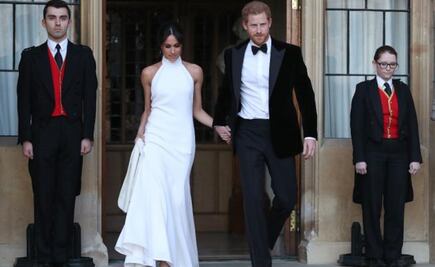 Todos los detalles del impactante segundo vestido de novia de Meghan Markle