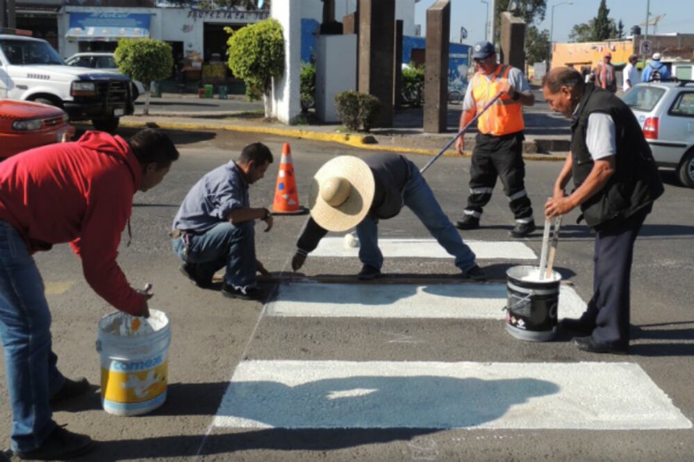 Marcan pasos peatonales en SJR