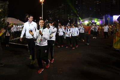 Aída, con el arco a ritmo de samba