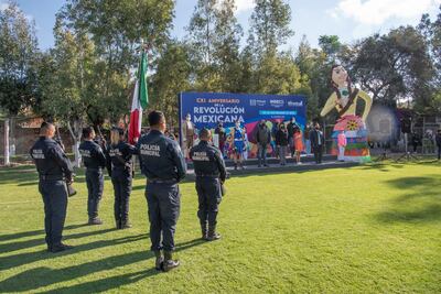 Celebran la Revolución en parque