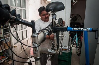 “Arreglo las bicicletas aunque me las traigan en pedacitos”