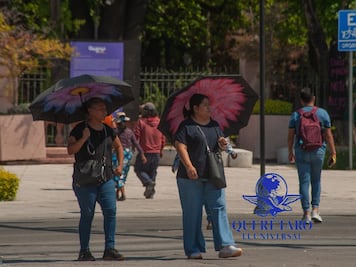 El sol intenso pone a prueba a la capital de Querétaro