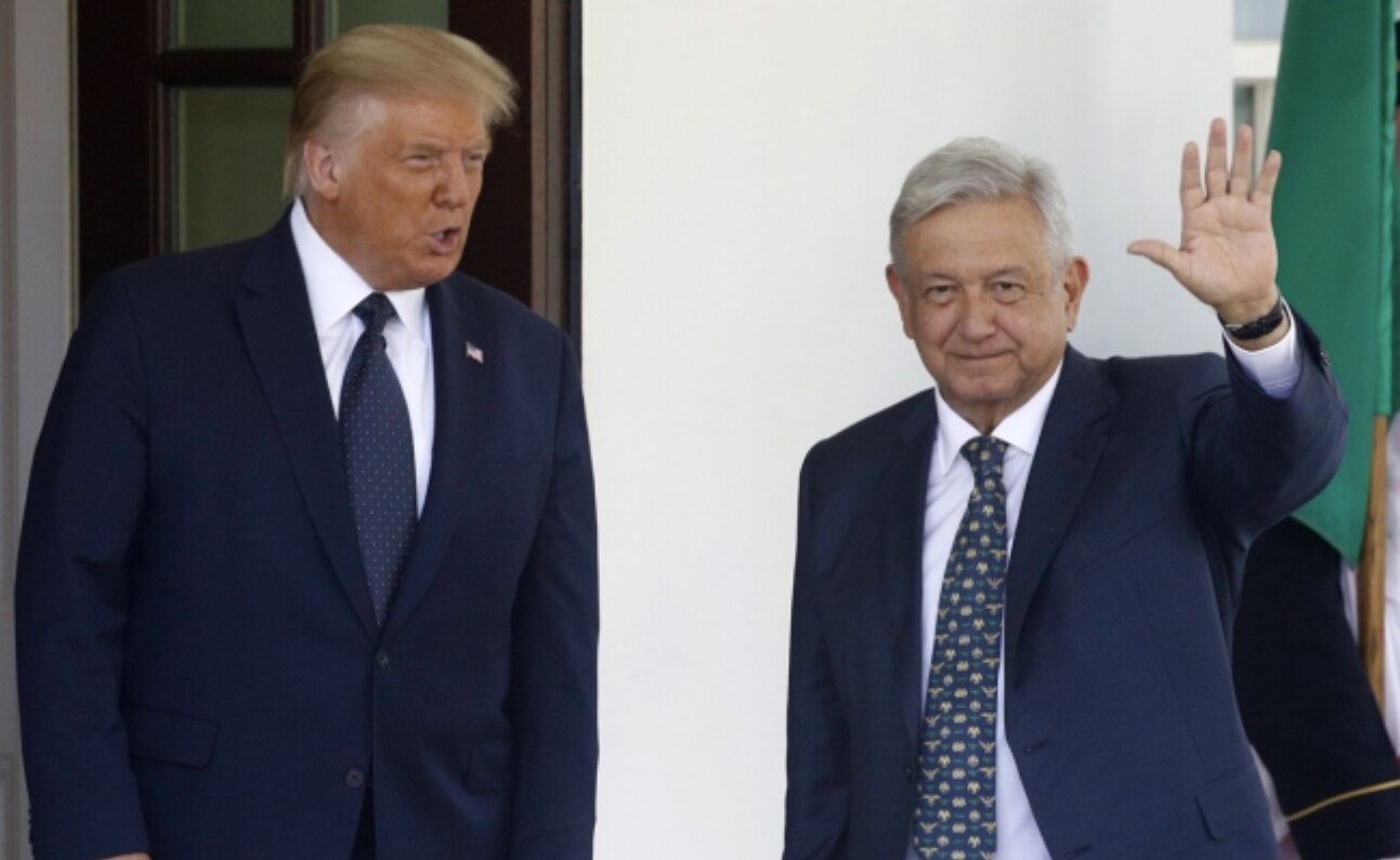 AMLO se reúne con Trump en la Casa Blanca