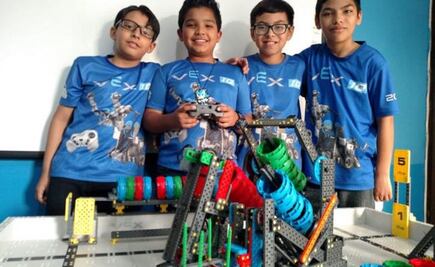 Niños juntan dinero para concurso mundial de robótica