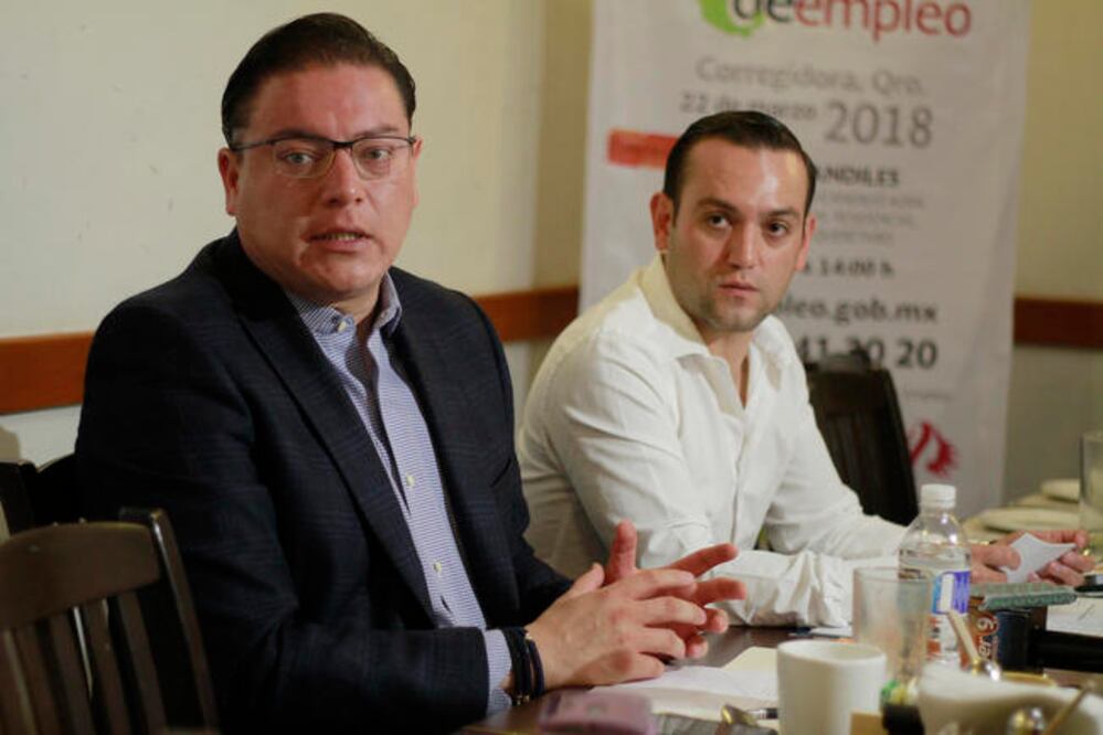 Aguilera Rico anunció dos ferias del empleo, una de ellas este jueves en el municipio de Corregidora, y otra en SJR el próximo 27 de marzo (CÉSAR GÓMEZ. EL UNIVERSAL)