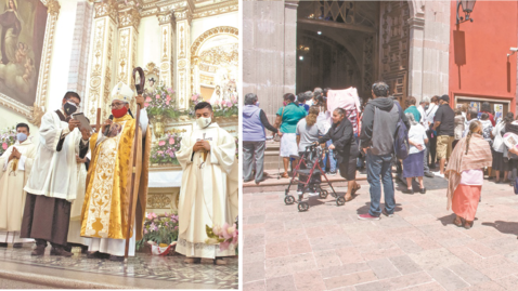 Saturan templo de la Virgen del Carmen