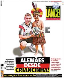 La prensa local, con europeos