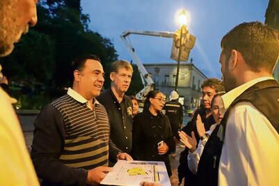 Renuevan iluminación del Centro Histórico