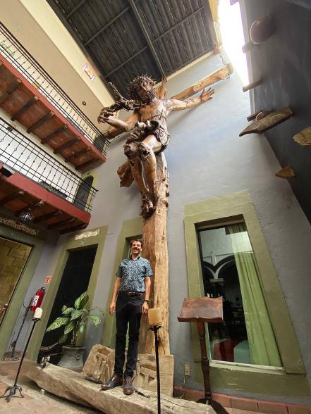 El Cristo desprendido, la imagen creada para la misa que ofició Benedicto XVI en León, Guanajuato