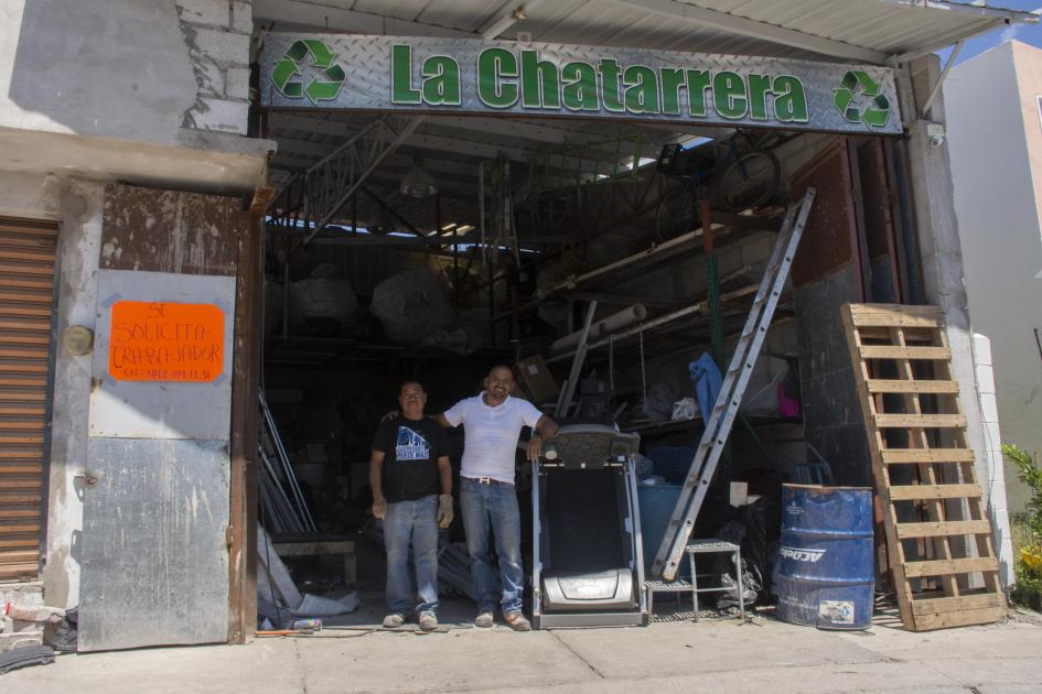 Chatarrería da nueva vida a los materiales