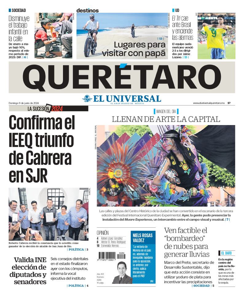 Portada 09 de junio de 2024
