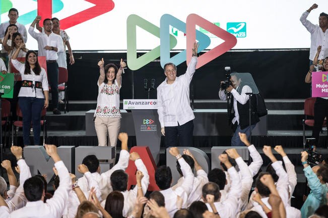 Carolina Viggiano adelantó que el candidato estará en los municipios de Querétaro, Corregidora y El Marqués en reuniones con profesionistas, mujeres y empresarios (GERMÁN ESPINOSA. EL UNIVERSAL)