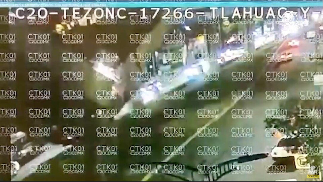 Video. En dos segundos, desplome del metro Olivos de la Línea 12