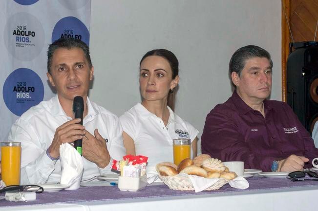 Adolfo Ríos presenta sus cinco ejes de seguridad