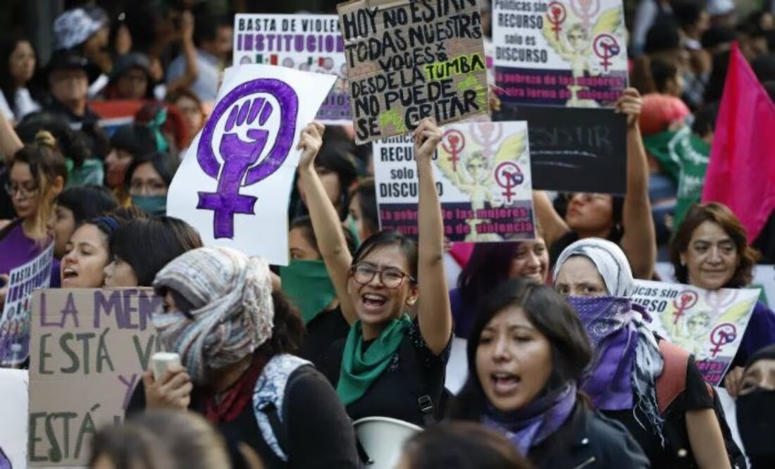 Marcha contra la violencia contra las mujeres. Foto: Archivo EL UNIVERSAL