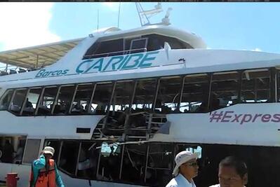 Explosión en ferry fue intencional: PGR