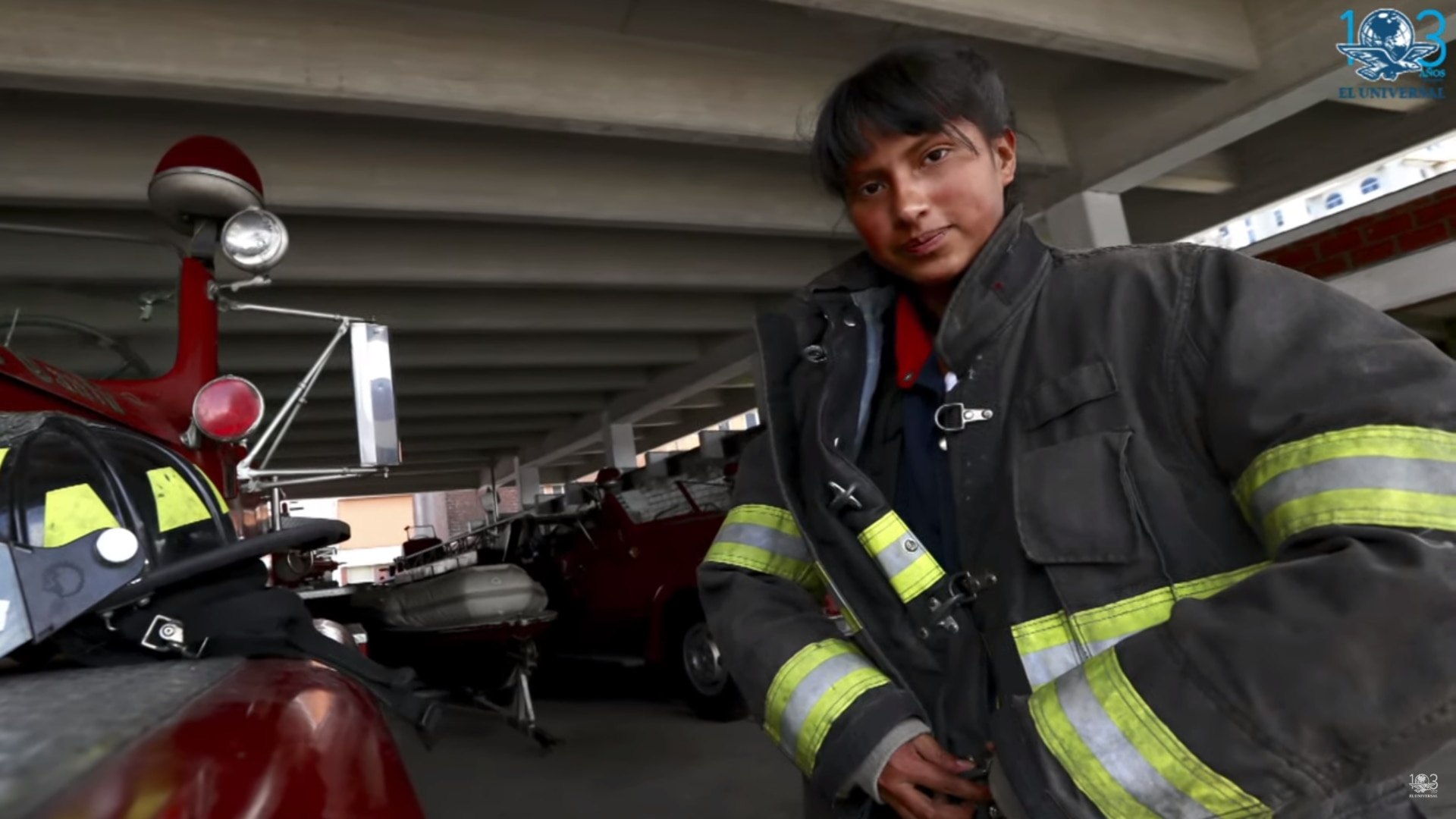 Nicole y Esmeralda, las hermanas jóvenes de los bomberos en Toluca