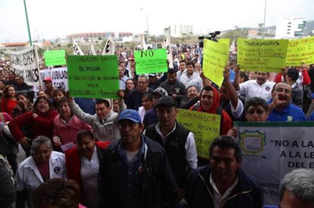 Protestan contra reforma a jubilaciones