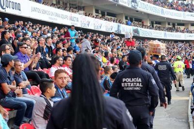 Listo, el operativo para partido Gallos-Cruz Azul 