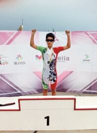 Alonso Patiño, un patinador con éxito