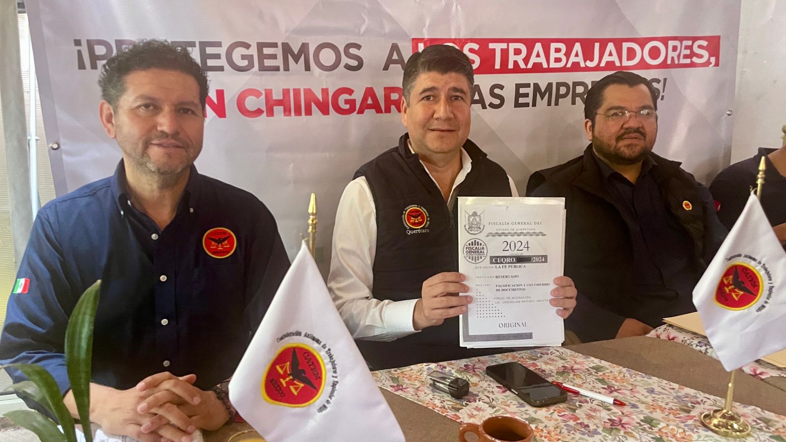 CATEM denuncia fraude sindical contra cinco empresas y exige intervención de la Fiscalía en Querétaro