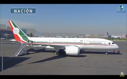 22 millones de pesos después regresa el avión presidencial