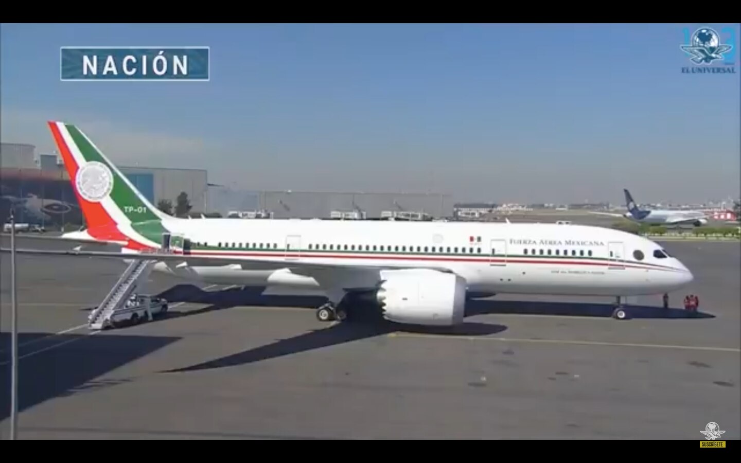 22 millones de pesos después regresa el avión presidencial