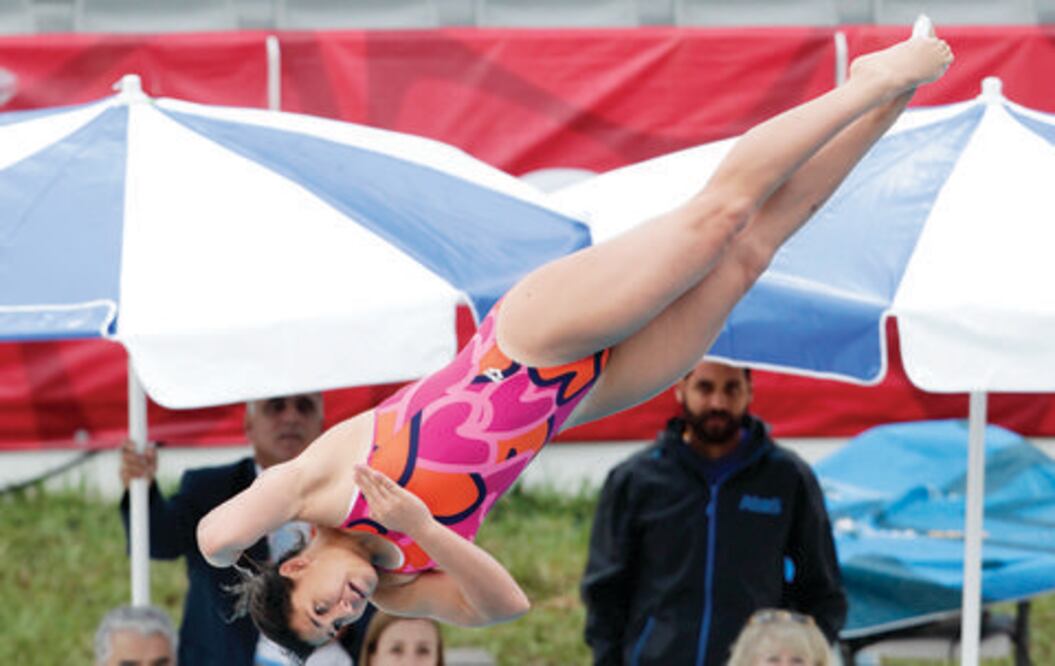 Dolores aumenta la dificultad de sus saltos