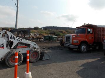 Asaltan obra en Paseo de la República