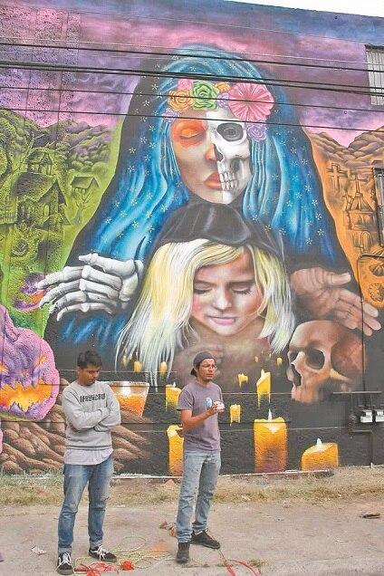 Murales de Día de Muertos  