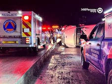 Por segundo accidente en un día, la carretera 57 vuelve a colapsar en zona de obras