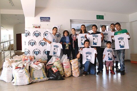 Dan 700 kg de alimento a AMANC