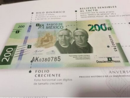 Oficialmente, así es el nuevo billete de 200 pesos; ya está en circulación