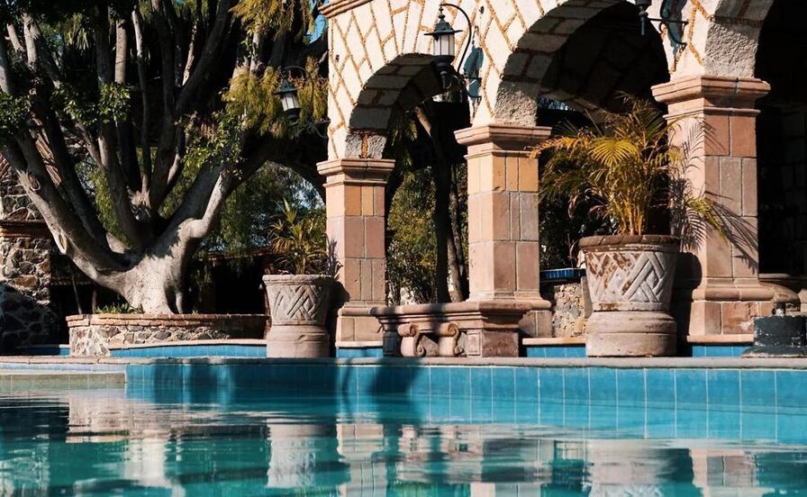 Aguas termales y la belleza de una Hacienda muy cerca de la capital de Querétaro